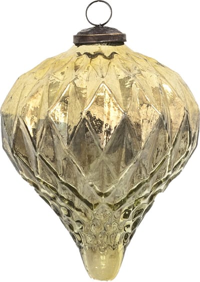 Clayre & Eef Kerstbal Overig Ø 13 cm Goudkleurig Glas Kerstballen