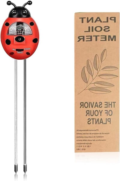 3-in-1 Bodemvochtmeter voor Planten, PH/Light/Moist Meter voor Tuinieren, Gras en Planten, Geen Batterijen Nodig, Tuinonderhoud en Groei