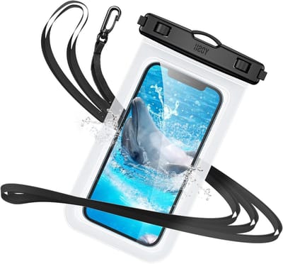 Waterdichte Telefoonhoes voor 6.8 Inch Smartphones, Ideaal voor Strand, Zwemmen en Onderwatergebruik, Geschikt voor iPhone en Samsung Modellen