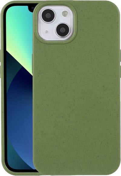 Peachy Starry Sky TPU hoesje geschikt voor iPhone 14 Duurzaam Telefoonhoesje met Tarwestro Eco Friendly Case Flexibele Beschermhoes - groen