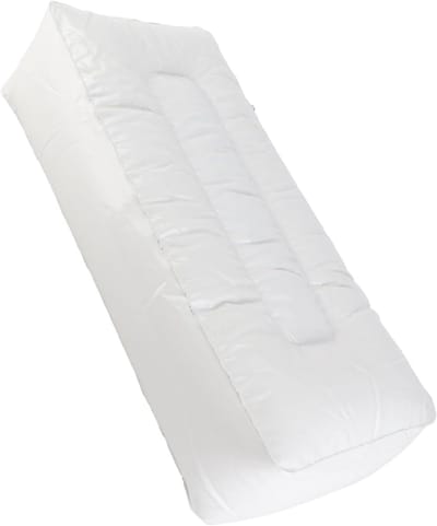Opblaasbaar Zitkussen - Viskajak Kussen - Buiten Vissen - Vochtbestendig PVC - 56 x 27 x 15 cm - Grijs