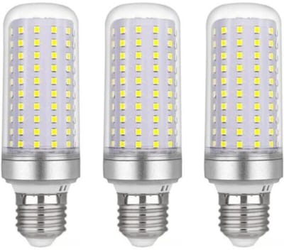 lamp-E27 LED-lamp in maïskolfvorm, 30W, AC175-265V, koel wit 6000K 2500LM, niet dimbaar, equivalent aan een 300W halogeenlamp, geschikt voor kroonluchters, plafondlampen, tafellampen en vloerlampen, 3 stuks.