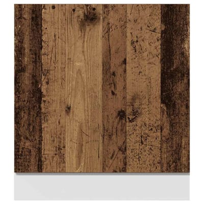 vidaXL - Vaatwasserpaneel - 60x1,5x67 - cm - bewerkt - hout - oud - houtkleurig