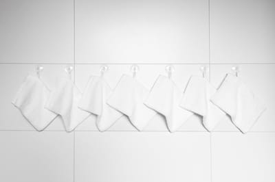 RELAKZ -Witte - Washandjes - Set 7 Stuks - Luxe Katoen - 700 GSM - Zacht en Hoog Absorberend