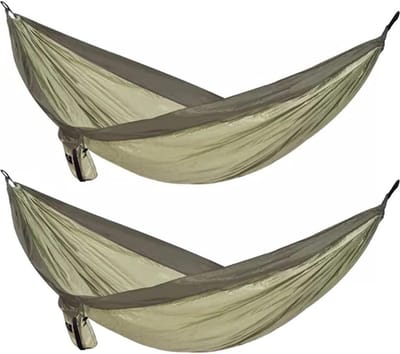 Camping Hangmat Set - Draagbaar Hangbed - Buiten Ontspannen - Ergonomisch Anti-rol Ontwerp - Tot 200kg - Groen