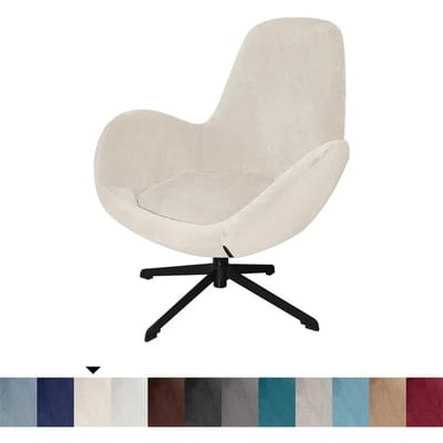 1 stuks Velvet Draaibare Armleuning Gebogen Rug Stoelhoezen Stretch Wingback Eetkamerstoelhoes Woonkamer Thuiskantoor Bureau Beschermer