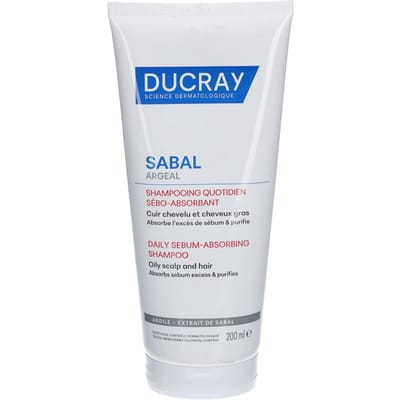 Ducray SABAL Dagelijkse talgabsorberende Shampoo Vet haar en vette hoofdhuid 200