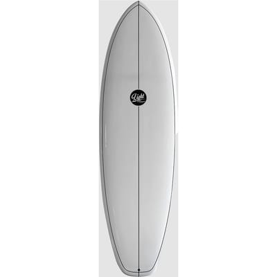 Light Hybrid Plus White - Epoxy - Future 5'10 Surfboard patroon
