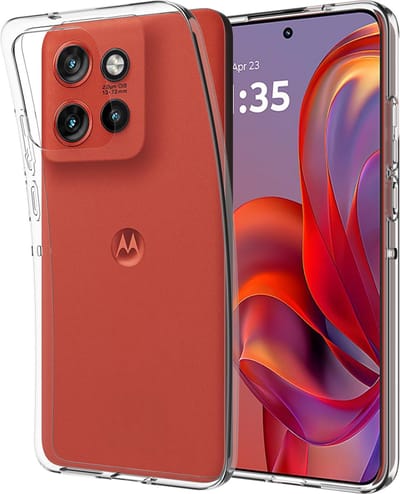Cazy hoesje geschikt voor Motorola Edge 60 Neo Hoesje Siliconen - Flexibele Case - Transparant