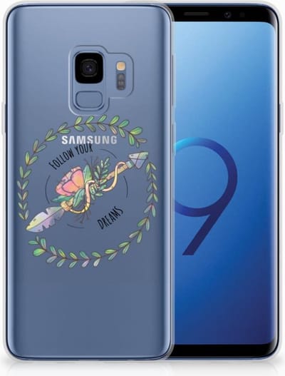 Back Cover voor Samsung Galaxy S9 Telefoonhoesje met Naam Boho Dreams
