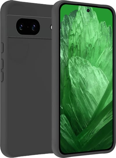 Hoesje Geschikt voor Google Pixel 8a - Sterk & Shockproof - Hoes Cover - Siliconen Case - Zwart