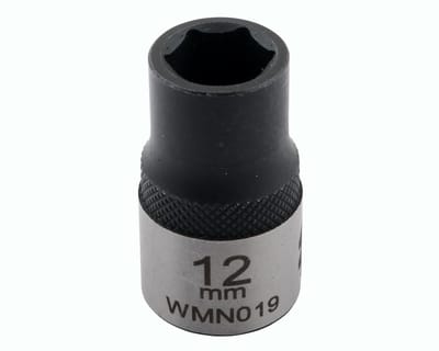 Dopsleutel 1/2" 12 mm CrV50BV30 DIN 3124