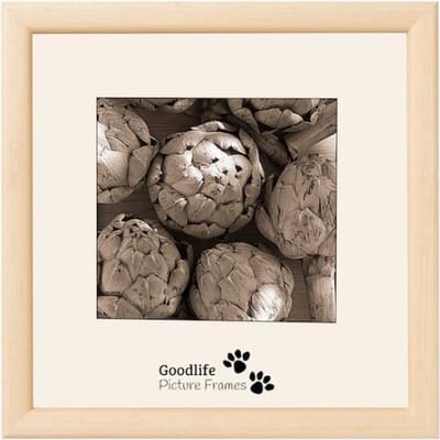 Fotolijst Merano 15x15 Naturel - Normaal glas - 12 mm breed profiel - Goodlife Picture Frames