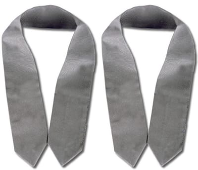 Vouwhouders 2-pack voor gordijnen - Antraciet kleur