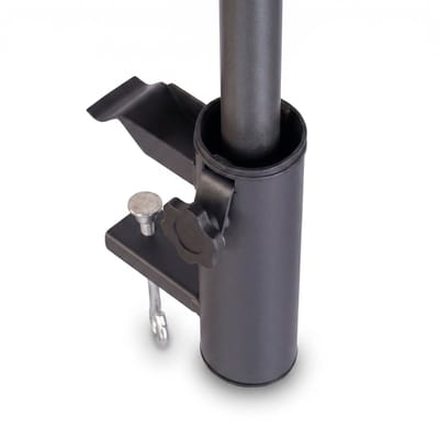 Cheqo® Parasolhouder voor Balkon - Parasolklem - Balkanklem voor Reling en Leuning - Parasol Standaard Zonder Voet - Zonnescherm Houder - Balkonparasol Klem - Parasol Bevestiging - Tuinstoel - Tuintafel - Terras en Tuin - Universeel