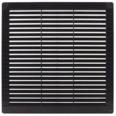 Kunststof Ventilatierooster Hoekig Antraciet 250 x 250 mm voor Interieurventilatie
