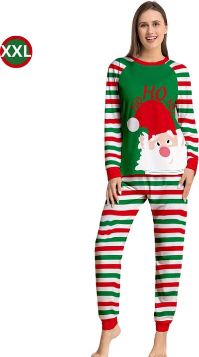 Livano Kerstpyjama Dames Set - Christmas - Kerst Pyjama - Vrouwen - Volwassenen - Broek & Shirt - Maat XXL