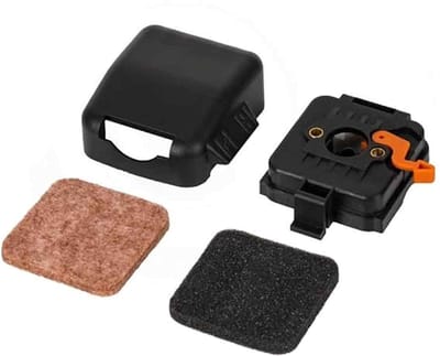 Luchtfilterkap Stihl - Compatibel FS75 FS80 FS85 BG75 HL75 HL75K HT70 HT75 HS75 HS80 HS85 FC75 FC85 SP80 SP85 KM85 - Beschermt interne filter - Eenvoudige installatie en verwijdering - Tuinonderhoud en bosmaaiergebruik - Zwart