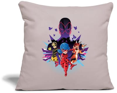 Miraculous Ladybug Superhelden vs Havikmot Sierkussenhoes, 45 x 45 cm