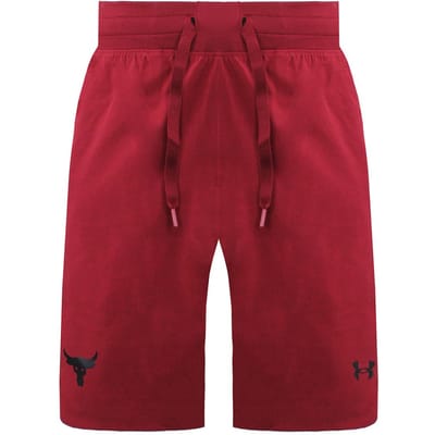 Under Armour x Project Rock Snap Heren Rode Shorts