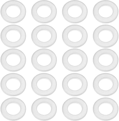 Dailygoods- Olieafvoerplugpakking 20PCS - Afdichtingsring - Aluminium - Geschikt voor Kawasaki NINJA H2 SX/W800/Z1000 - Buiten diameter 22mm - Voorkomt olielekkage - Afdichtring