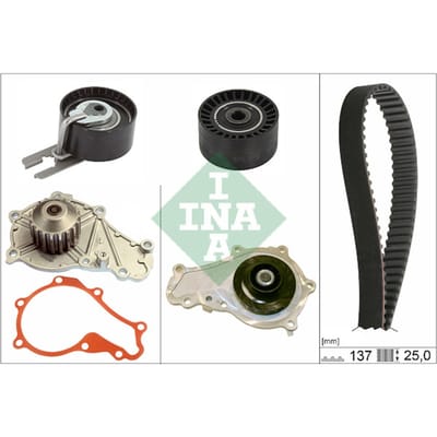Schaeffler Ina Waterpomp+distributieriem set INA 530 0632 30