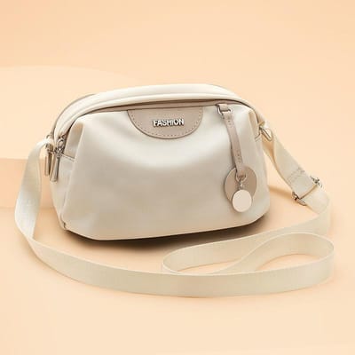 Nieuwe Mode Trendy Tas voor Vrouwen In Herfst en Winter Kleine Tas voor Vrouwen In Crossbody Tas voor Eén Schouder Grote Capaciteit Veelzijdige Canvas Tas beige