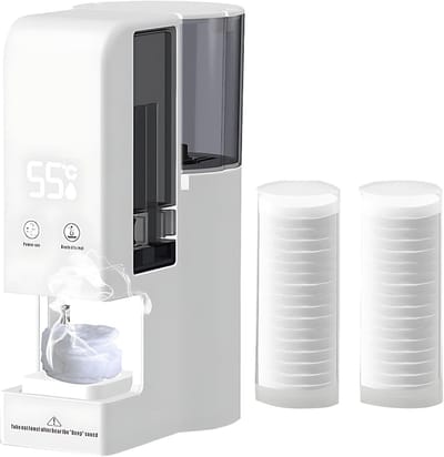Handdoekenwarmer - Warme Handdoeken Dispenser - Badkamer Comfort - Snelle Verwarming 5 Sec - 500ml Tank - Wit