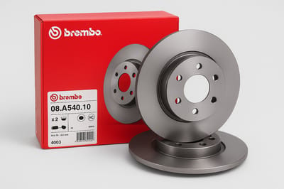 Brembo Remschijven Achteras - 08.A540.10 - Voor Ford Focus, Kuga, Mondeo & Range Rover Evoque - 2 Stuks - EAN 8020584028841