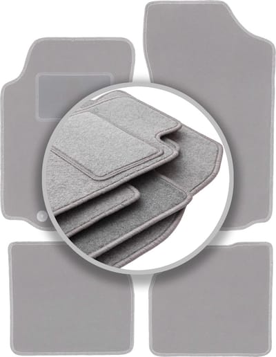Automatten asgrijs voor: Peugeot 306 cabrio (1993-2001)