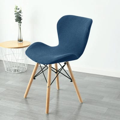 1 stuks Vlinder Gebogen Stoelhoes Stretch Spandex Mierenstoelhoezen Elastisch Polair Fleece Barkruk Zitting Slipcovers voor Woonkamer
