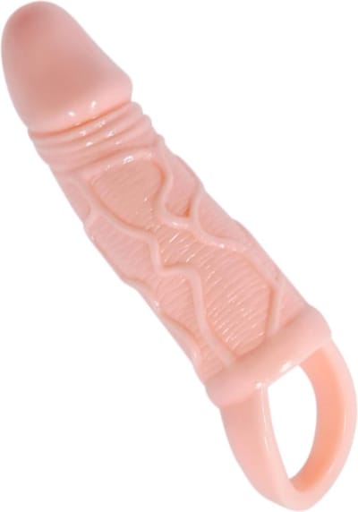 Baile Vibrerende Penis Sleeve - beige