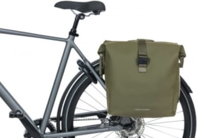 Basil SoHo Dubbele fietstas MIK - Mosgroen - 41 Liter