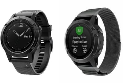 Strap-it Milanese Band (Zwart) + Siliconen Band (Zwart) - Geschikt voor Garmin Fenix 5/6 - Horlogeband / Polsband / Armband - Magnetische Armband - RVS Armband - Sportarmband - Luxe & ademend ontwerp