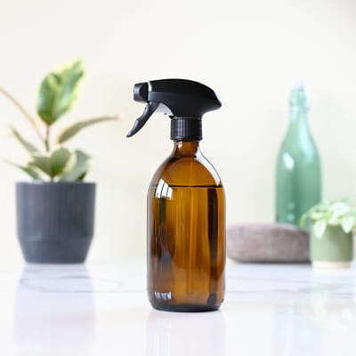 Groeikruid® haarspuit | 500 ml amber glas met vernevelaar | kappersspuit | Kappersspray | waterspuit haar | haarspray