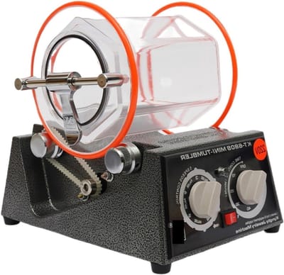 Sieraden polijstmachine - Roterende trommel - Sieraden polijsten - Verstelbare snelheden - 190x180 mm vat - One Color
