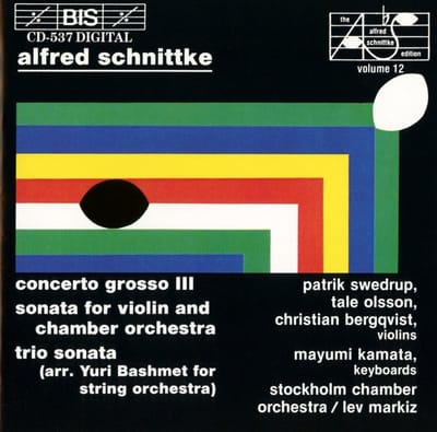 Patrik Swedrup, Tale Olsson, Bergqvist, Stockholm Chamber Orchestra - Schnittke: Concerto Grosso III | Trio Sonata (CD)