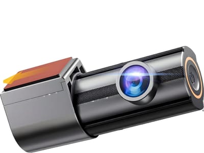 DnA® Dashcam - Dashcam Voor Auto - Dashcams - Dashcam Voor Auto Voor en Achter - Dashcam Draadloos - Zwart - ‎ 4cm x 10cm x 5cm