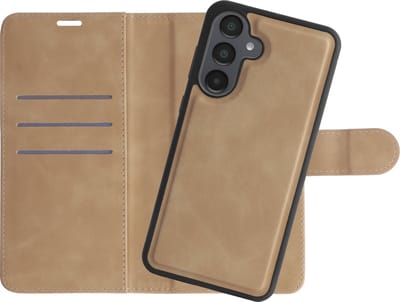 Cazy hoesje geschikt voor Samsung Galaxy A36 / A56 Hoesje met Pasjeshouder - Uitneembare 2-in-1 Premium Bookcase - Bruin