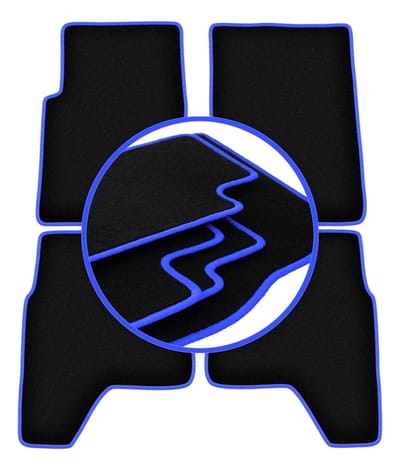 CARLUX-BLUE automatten voor: Hyundai Galloper off-road (1991-2003)