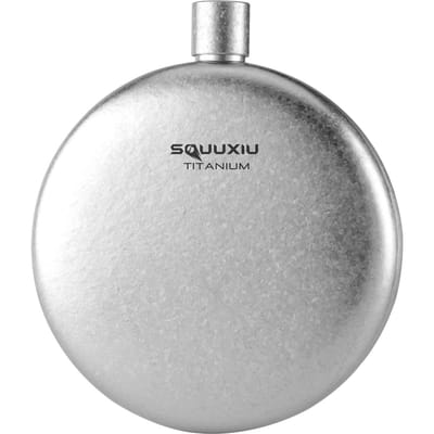 Titanium Flask 180ml Whiskey Flask voor mannen Lichtgewicht Titanium Wijnfles Camping Flask Titanium Ice Flower Without Funnel