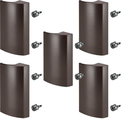 5 x SOTECH balkondeurgreep SEJA II aluminium bruin 85 x 40 x 20 mm deurgreep terrasdeurgreep