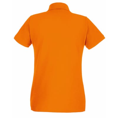 Fruit Of The Loom Vrouwen Dames-Fit Premium Poloshirt Met Korte Mouwen (Oranje) XS