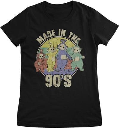 Teletubbies Dames-T-shirt 'Made In The 90s Girly' CPLG-5-TTUB002-H92-8