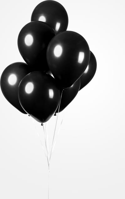 50 ballonnen 12″ zwart - Thema Feest Party Ballon
