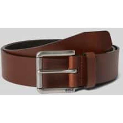 BOSS Leren Riem Joris Sz40 Leather Belt W90 Brown Bruine