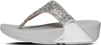 FitFlop Dames-teenslippers Lulu Shimmerfoil Toe-Thongs CJ2