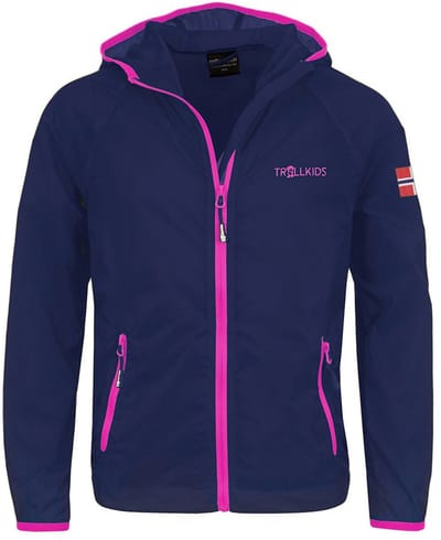 Trollkids Fjell Running Jas Paars,Roze 116 cm Jongen