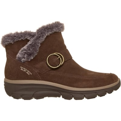 Skechers EASY GOING - GENTLE WINTER Dames Instappers - Chocolate