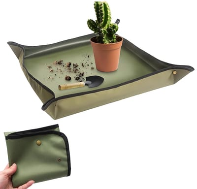 Cosensi - Dailygoods - Waterdichte Plantenmat voor Verpotten en Snoeien, 75 x 75 cm